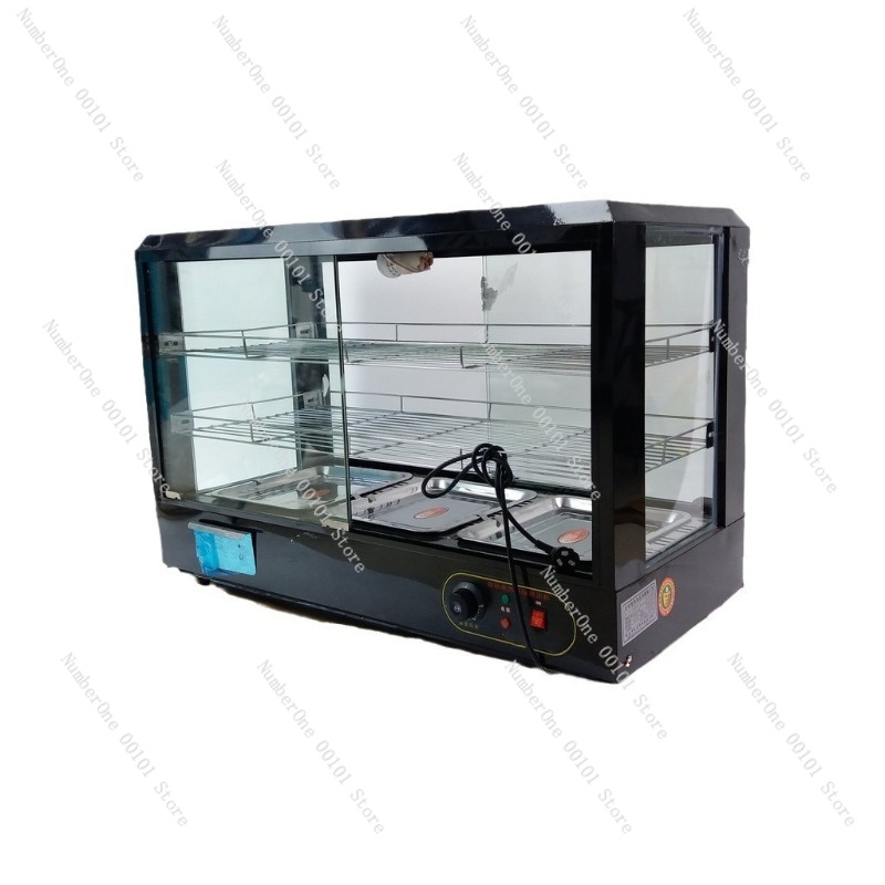 Food Warmer Display - Kant-en-klare voedselkast met constante temperatuurverwarming, commerciële