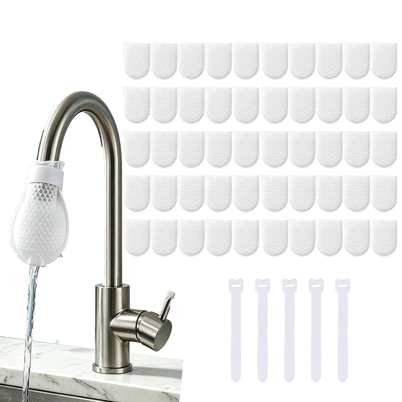 Commercial Kitchen Tap - Kraanfilterkatoen Kraanwaterfilterzak Kraan Anti-Spat Kraanreinigingszak Keuken