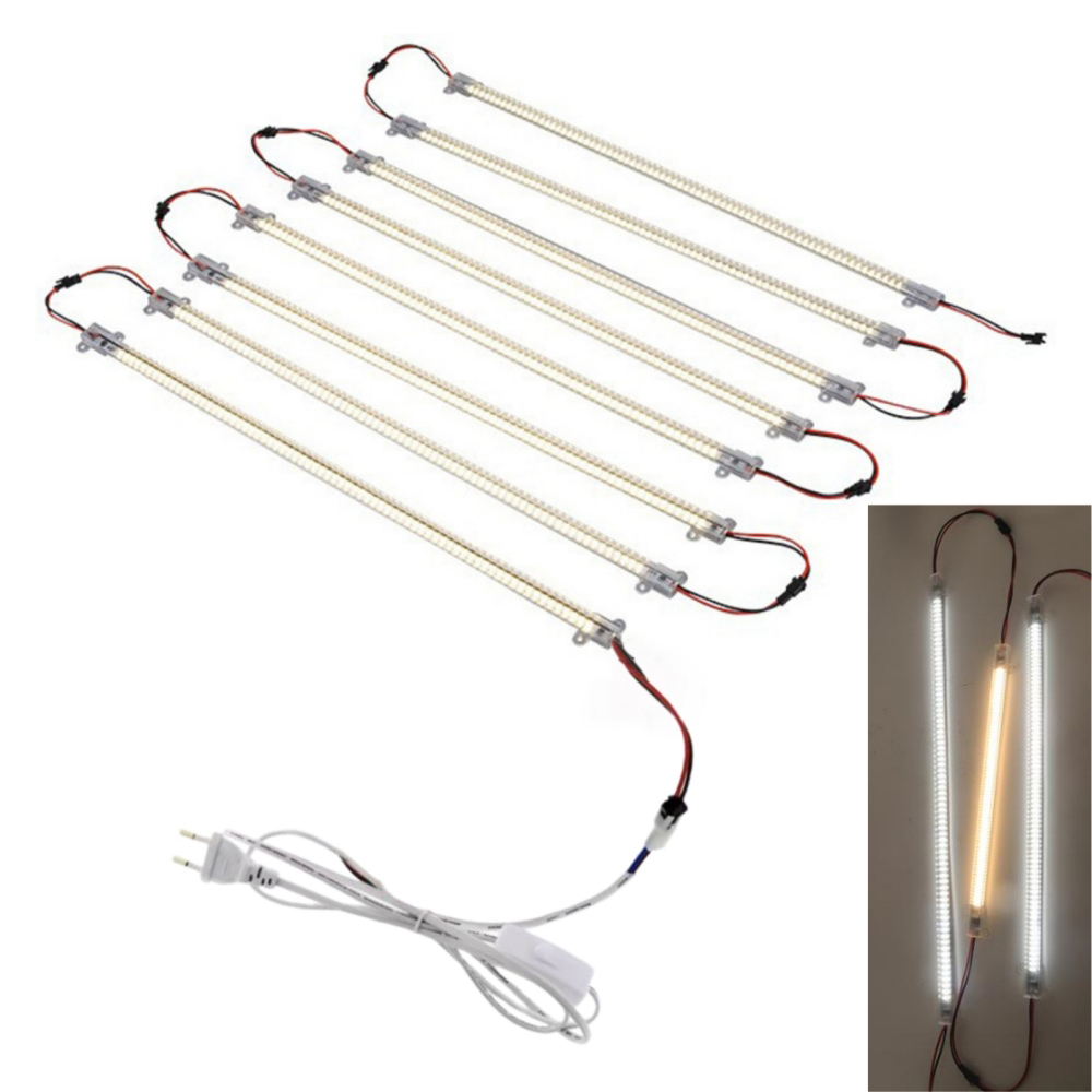 Commercial Kitchen Lights - 1/2/5/10 LED-kastverlichting, stijve schakelaar, voedingset 220V,