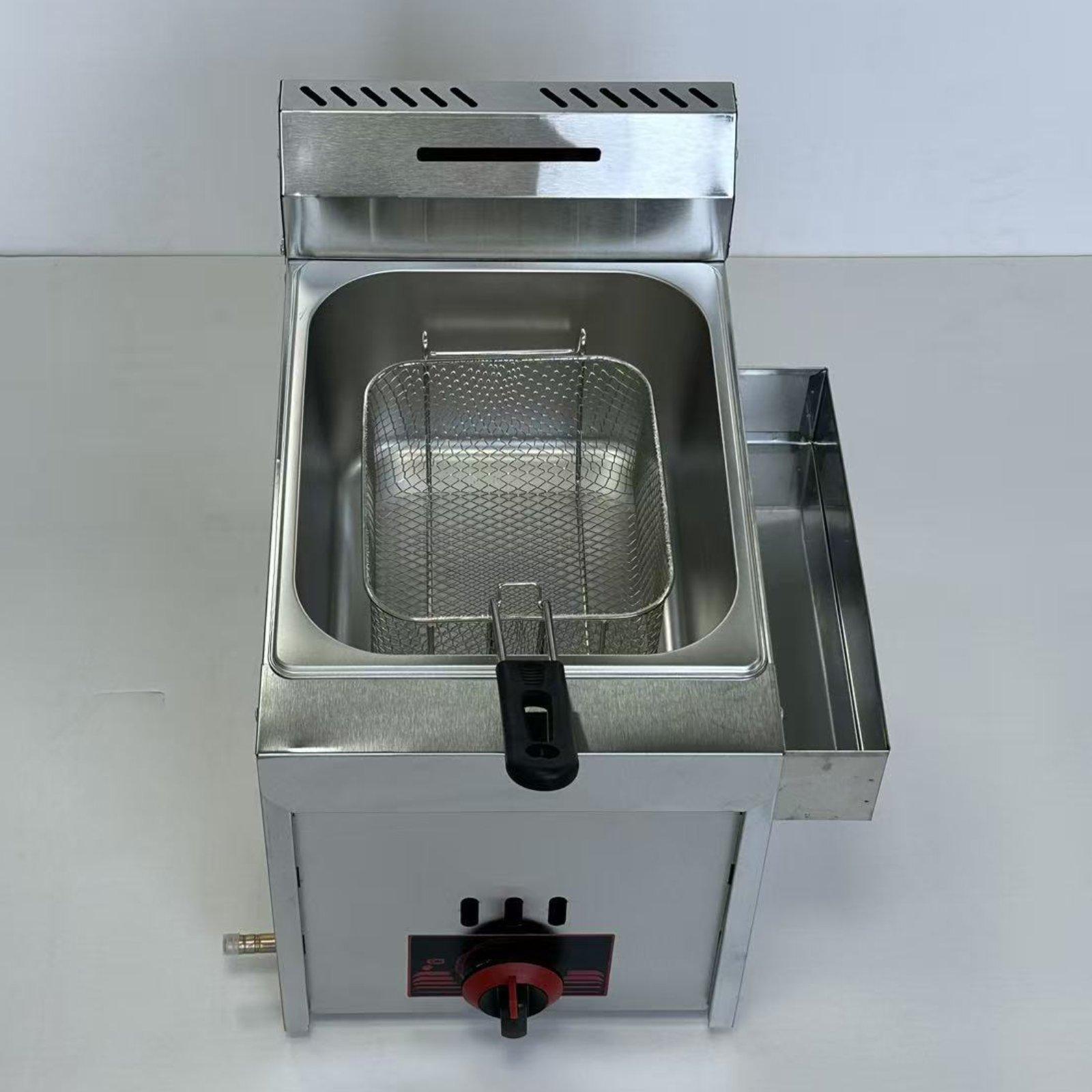 Deep Fryer Commercial - Commerciële gasfriteuse, stevig, draagbaar, eenvoudig te