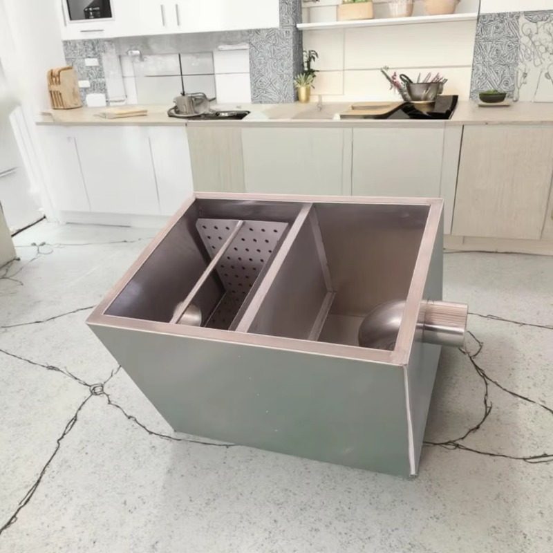 Commercial Kitchen Grease Trap - Nieuwe roestvrijstalen keukenvetval voor restaurant Commerciële