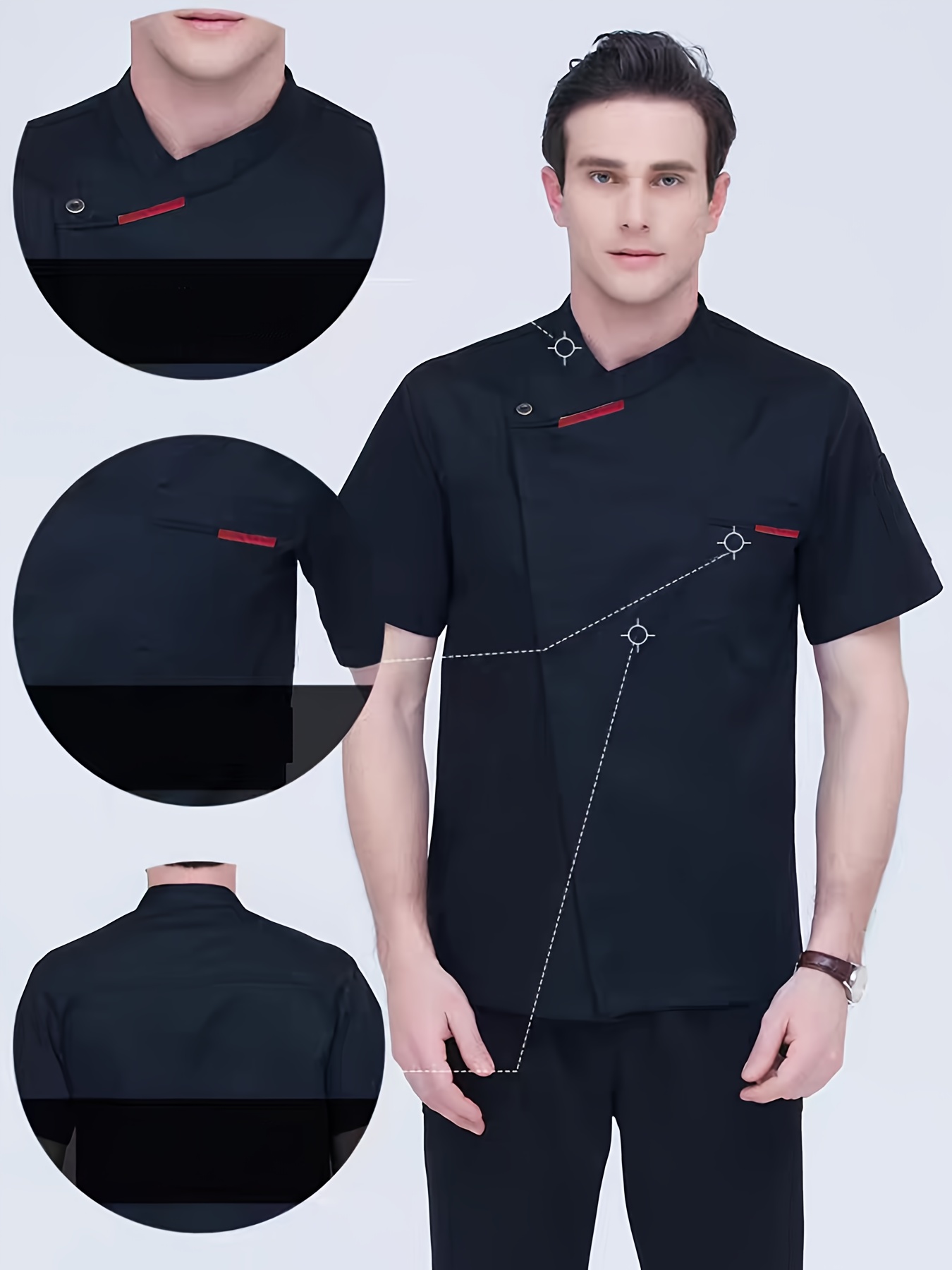 Elegant heren chef-kokuniform  - Commercial Kitchen Services recensie en prijs