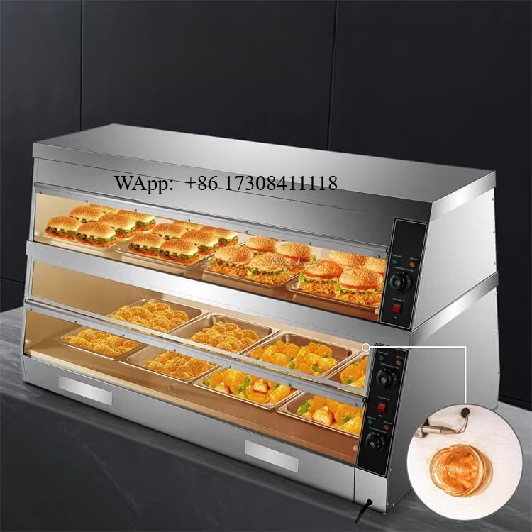 Commerciële 2-laags elektrisch - Food Warmer Display recensie en prijs