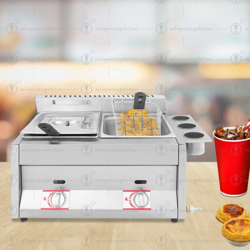 Nieuwe commerciële gasfriteuse - Deep Fryer Commercial recensie en prijs