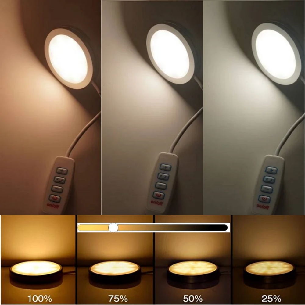 3 kleuren verstelbaar USB Puck - Commercial Kitchen Lights recensie en prijs