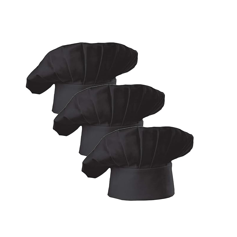 3 stuks chef-kokmuts voor volw - Commercial Kitchen Services recensie en prijs