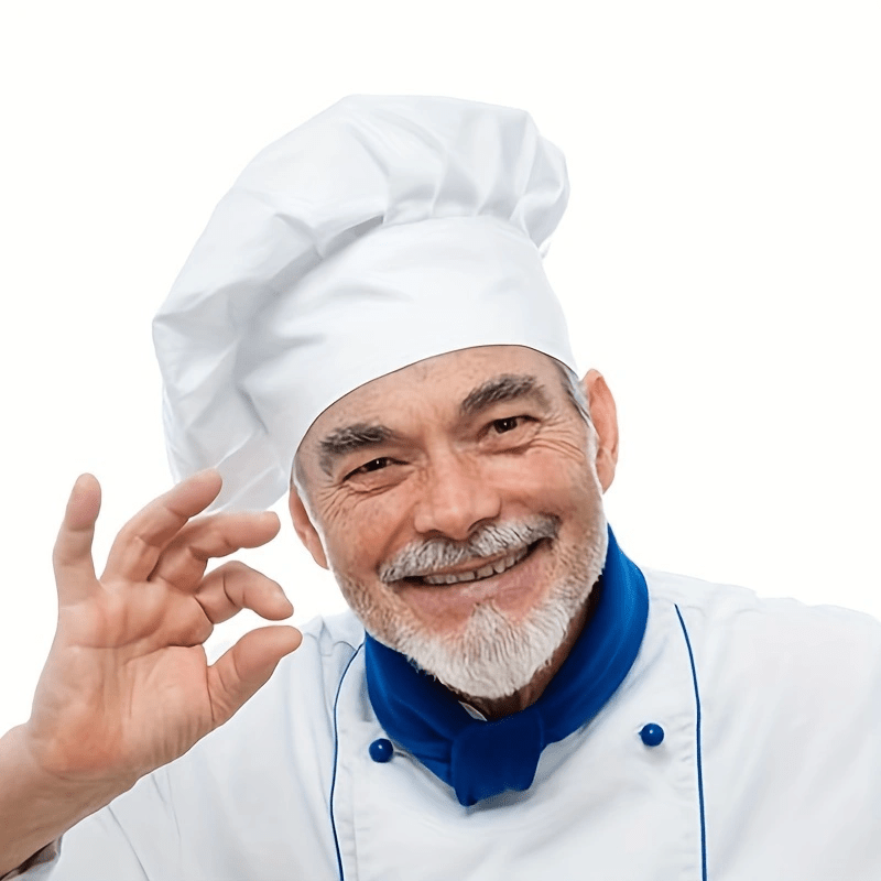 3 stuks chef-kokmuts voor volw - Commercial Kitchen Services recensie en prijs