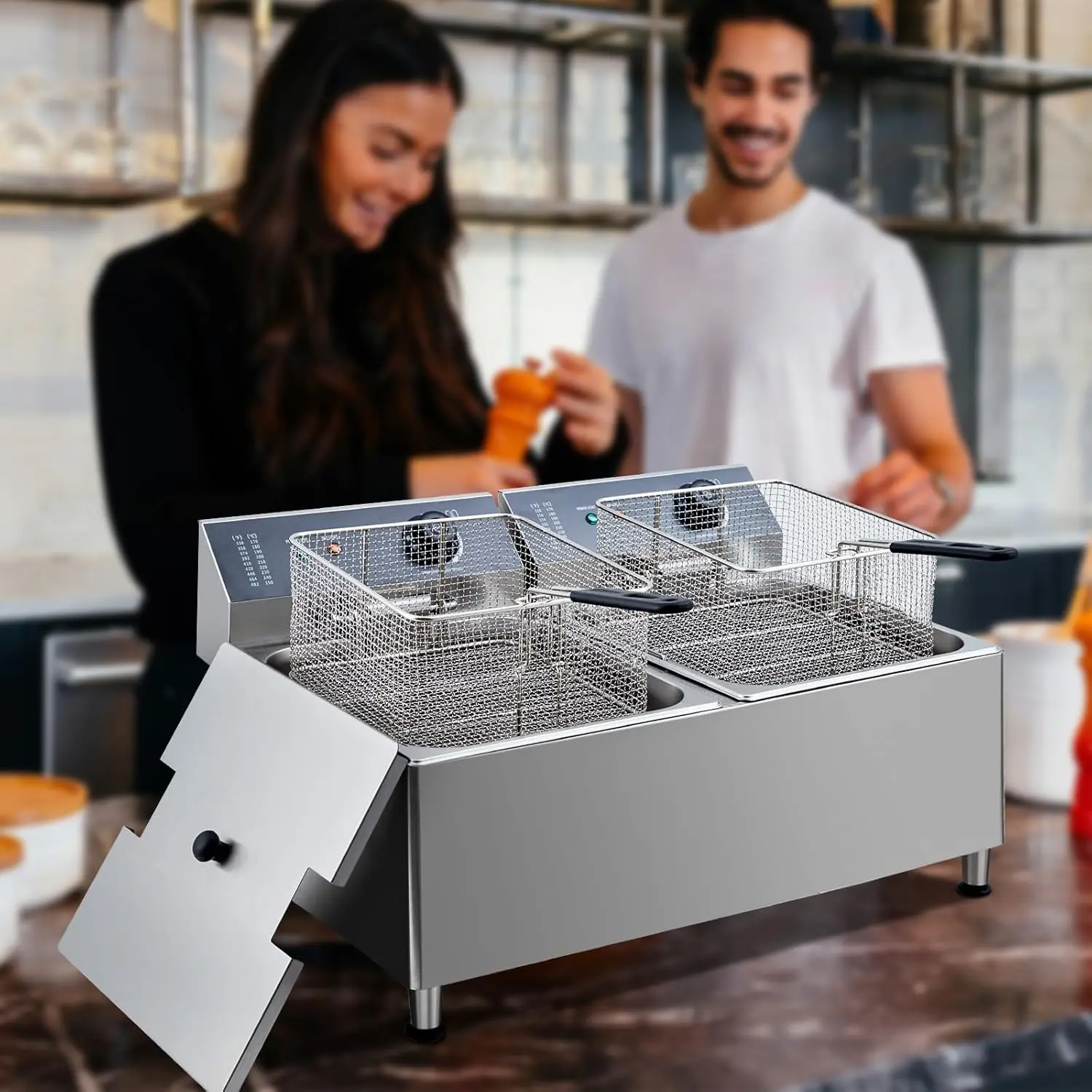 23,2 liter commerciële elektri - Deep Fryer Commercial recensie en prijs