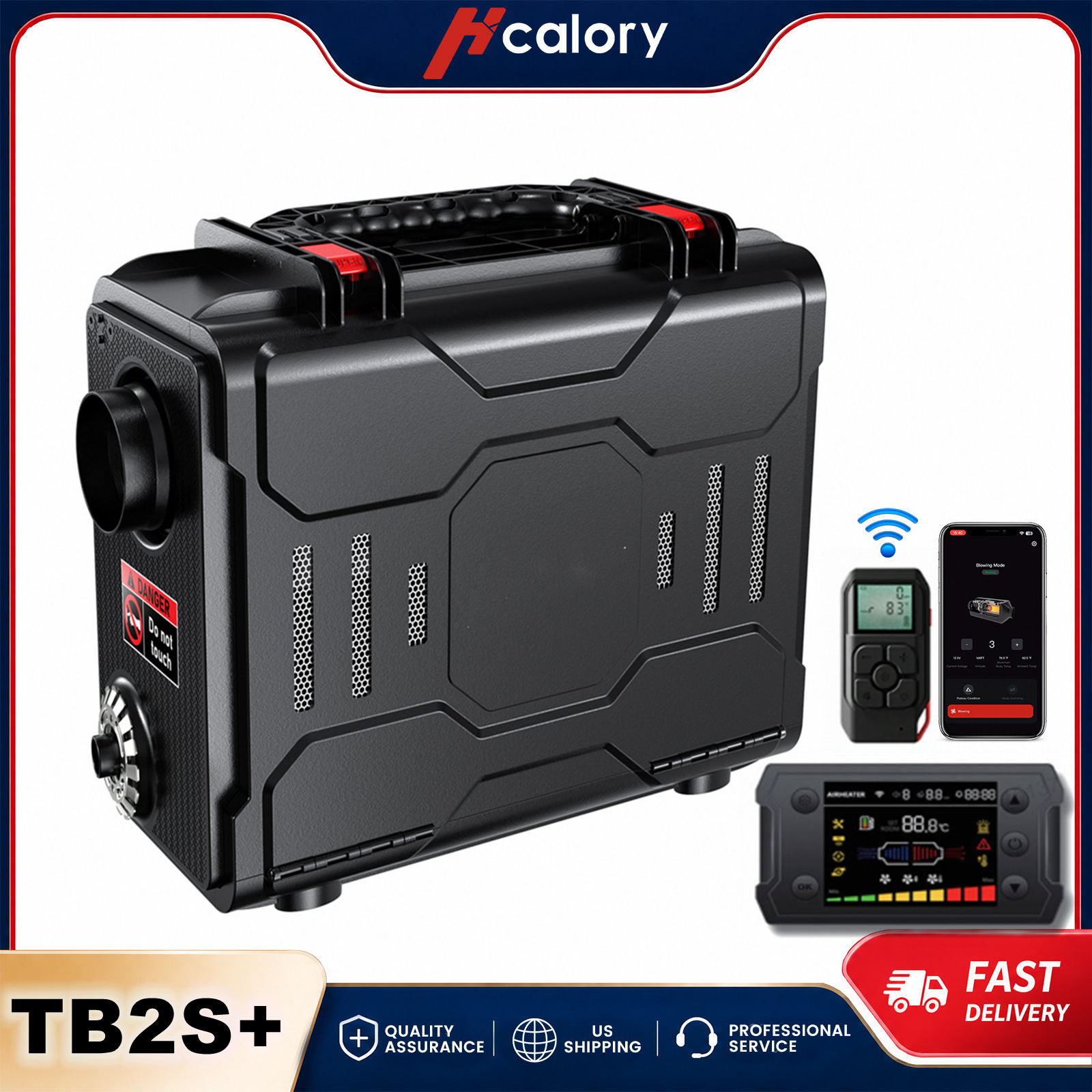 Hcalory TB2S+ 8KW Dieselkachel - Food Warmer Display recensie en prijs