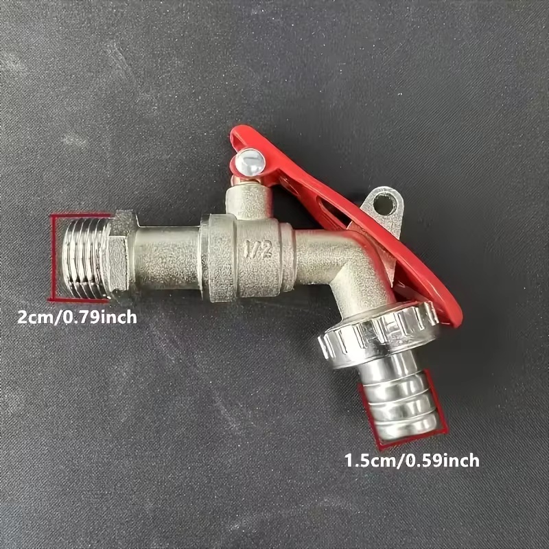 1Pc 1/2 Inch Zinklegering Kraa - Commercial Kitchen Tap recensie en prijs