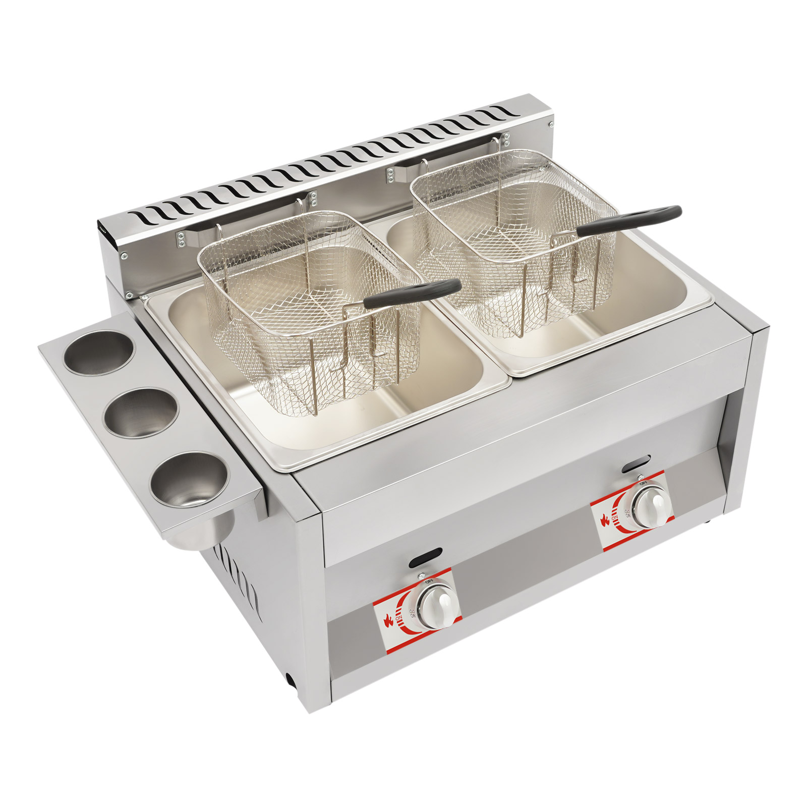Commerciële friteuse met 2 tan - Deep Fryer Commercial recensie en prijs