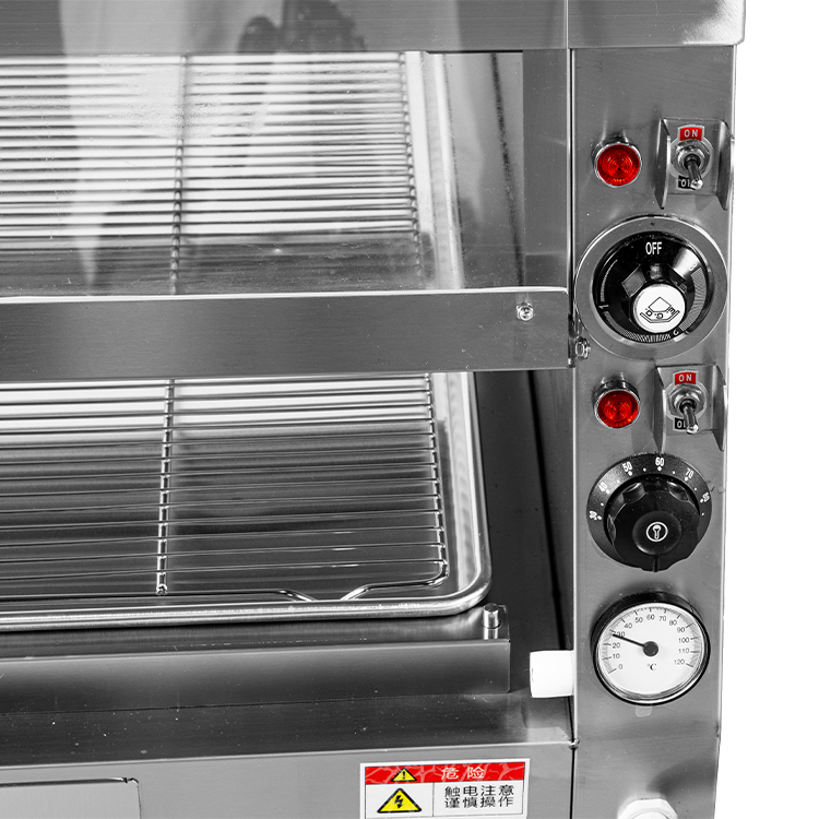Commerciële voedselwarmervitri - Food Warmer Display recensie en prijs