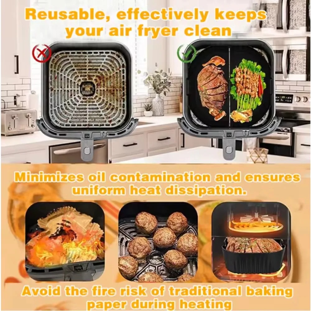 Siliconen Air Friteuse Schimme - Commercial Kitchen Pots And Pans recensie en prijs
