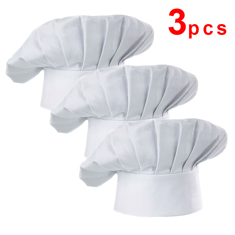 3 stks High22cm Koksmuts Witte - Commercial Kitchen Services recensie en prijs