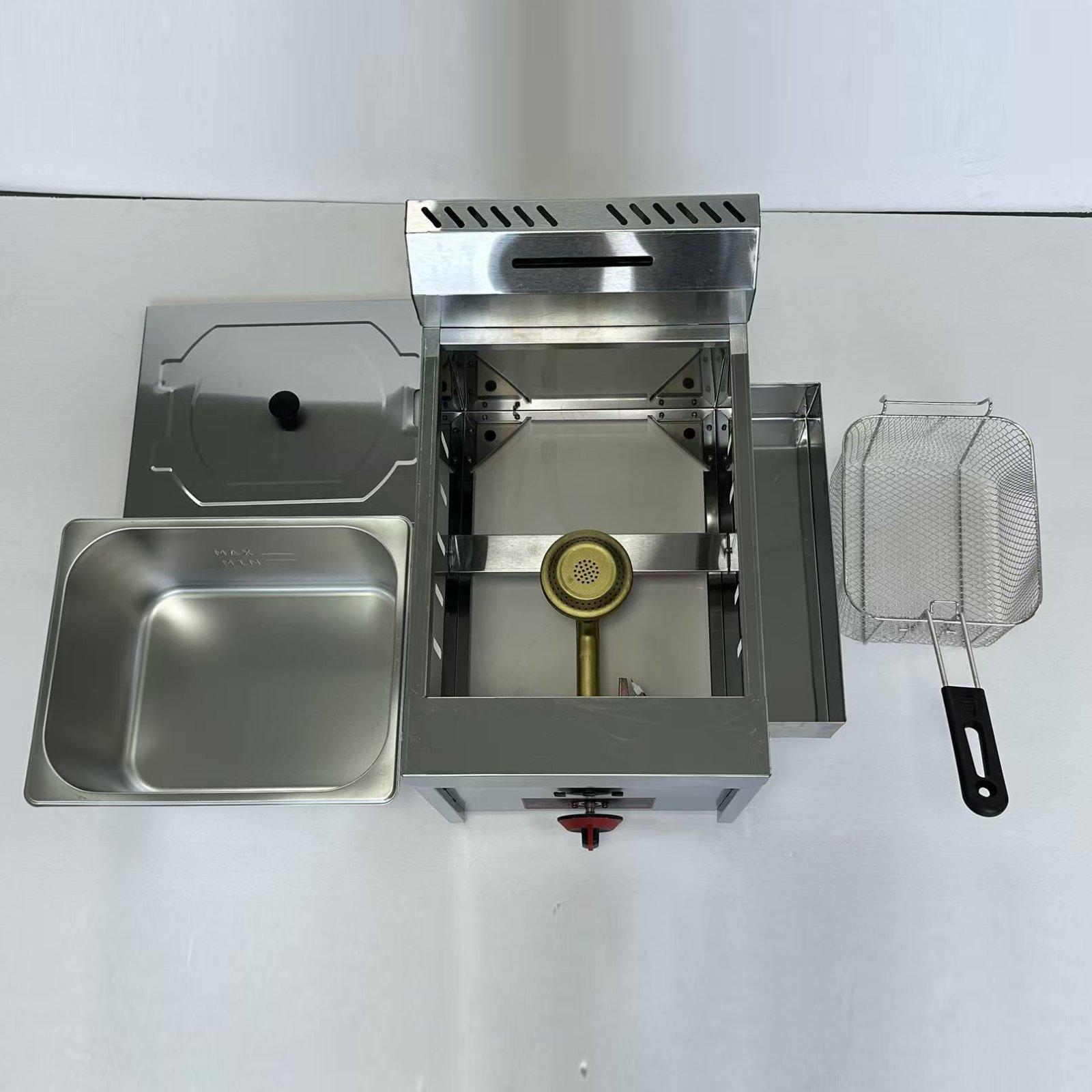Commerciële gasfriteuse, stevi - Deep Fryer Commercial recensie en prijs