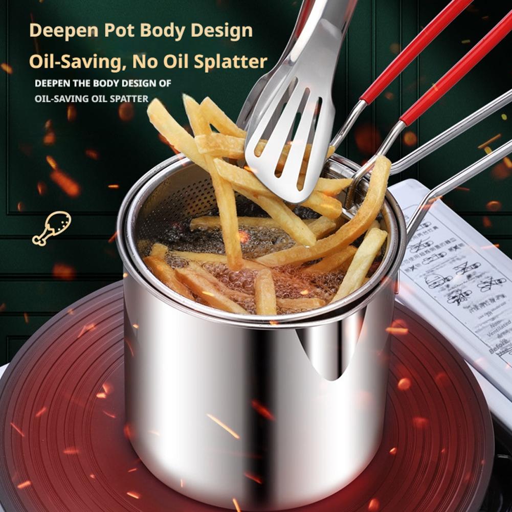 Roestvrijstalen frituurpan met - Commercial Kitchen Pots And Pans recensie en prijs