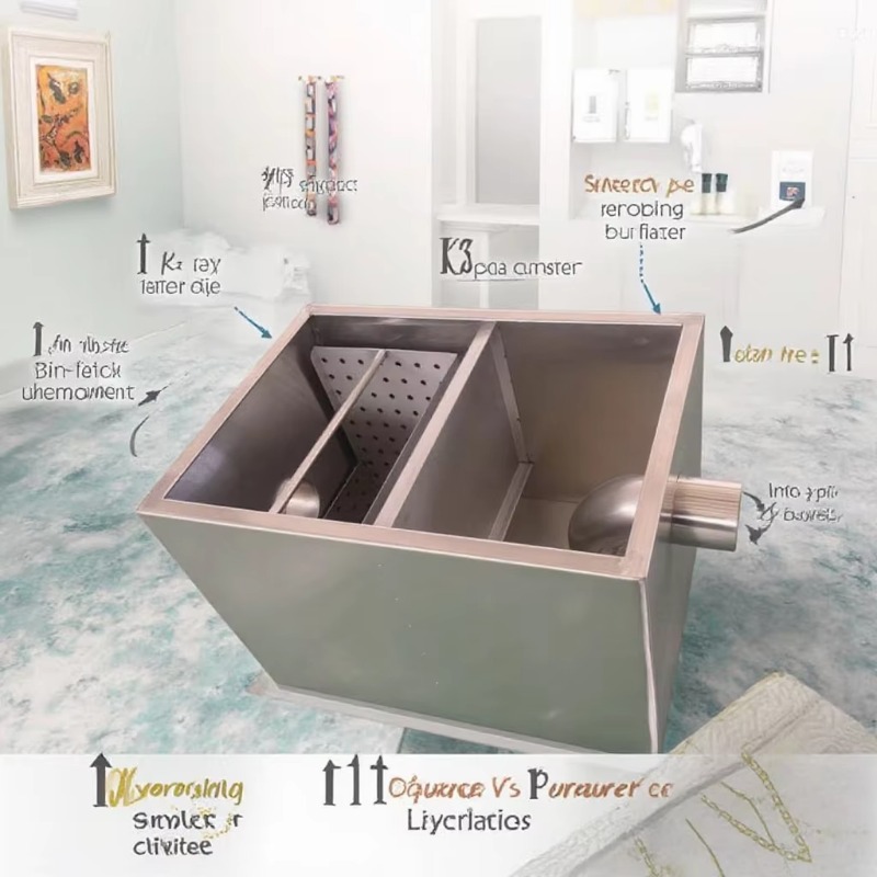 Nieuwe roestvrijstalen keukenv - Commercial Kitchen Grease Trap recensie en prijs